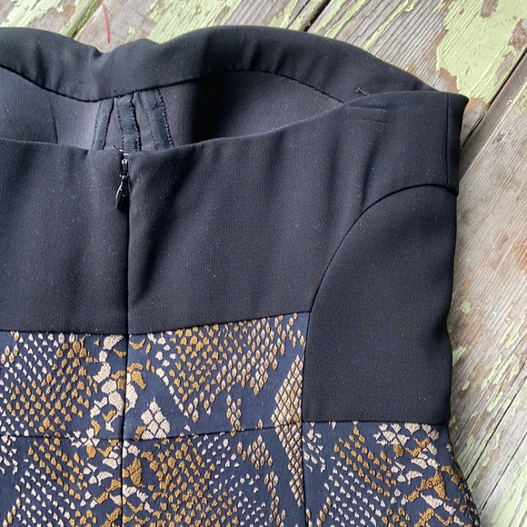 Diane Von Furstenberg Strapless Python Dress 4 - Picture 7 of 8